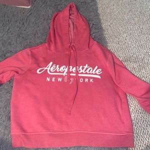 medium pink Aeropostale cropped sweatshirt